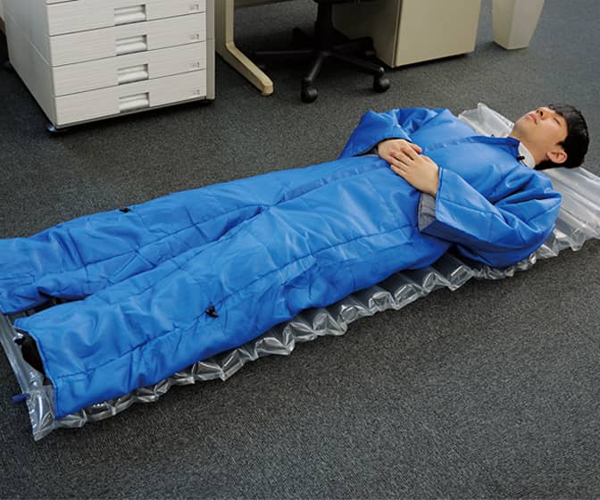 Wearable Sleeping Bag / Air Mattress Suit