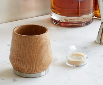 Futuristic Stemless Double-Walled Champagne Flutes