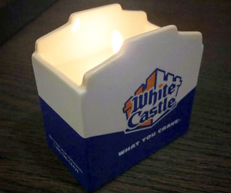 White Castle Slider Scented Candle