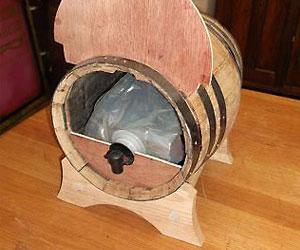 Wine Dispensing Oak Barrel