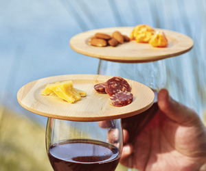 Wine Glass Appetizer Plates