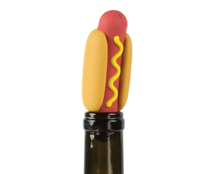 Wine Weiner - Hot Dog Bottle Stopper