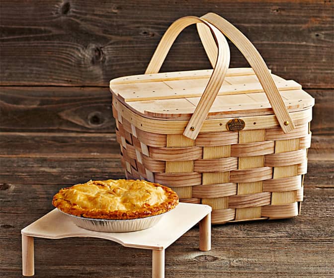 Wooden Pie Basket