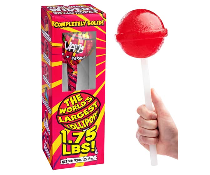 World's Largest Lollipop - 65 Times Larger!