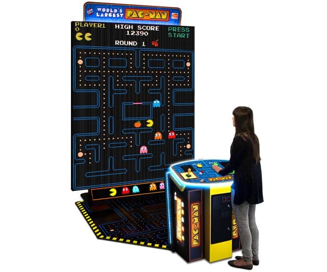 World's Largest Pac-Man Arcade Game... Includes Galaga!