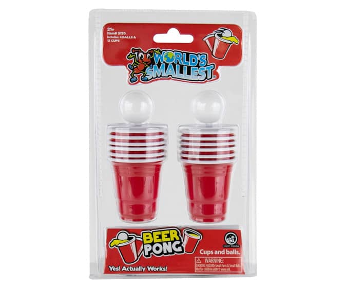 World's Smallest Beer Pong
