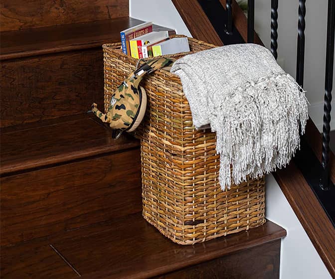 Woven Stair Basket
