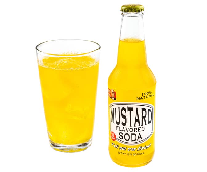 Yellow Mustard Flavored Soda