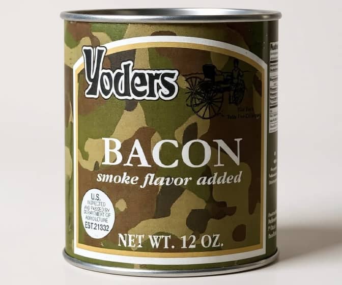 Yoders Fully-Cooked Canned Bacon