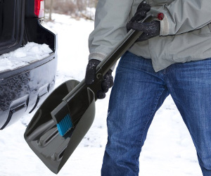 Zeus - All-In-One Snow Shovel, Brush, and Ice Scraper