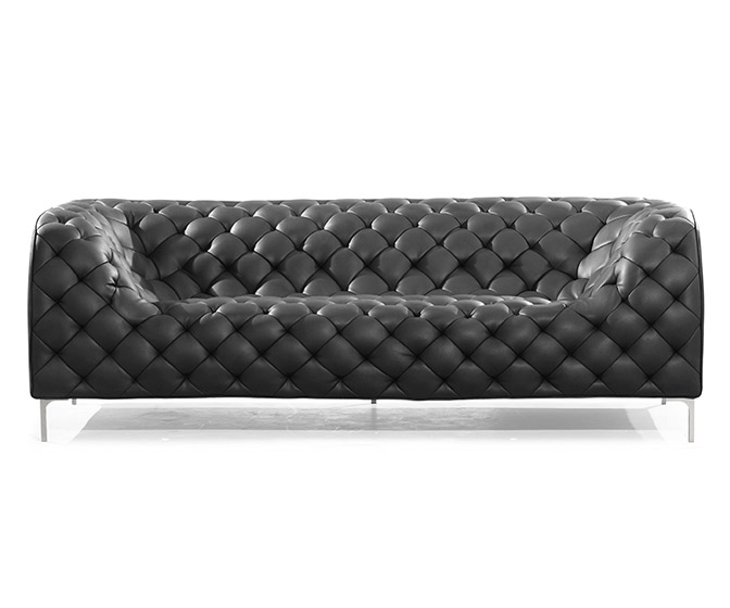 Zuo Modern Providence - Futuristic Chesterfield Style Tufted Sofa