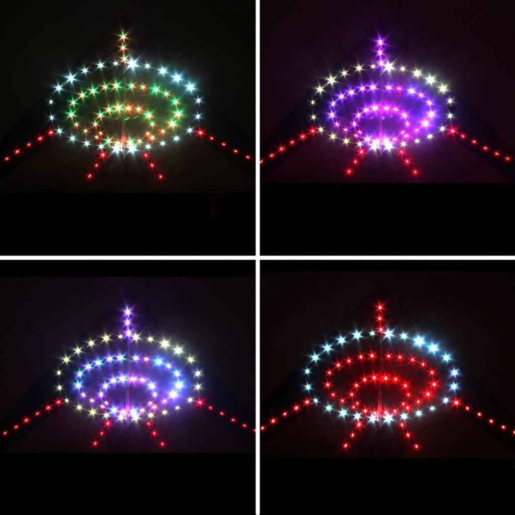 Illuminated UFO Night Kite | The Green Head