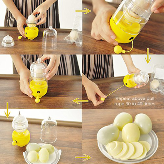 In-Shell Egg Scrambler - Makes a Golden Egg