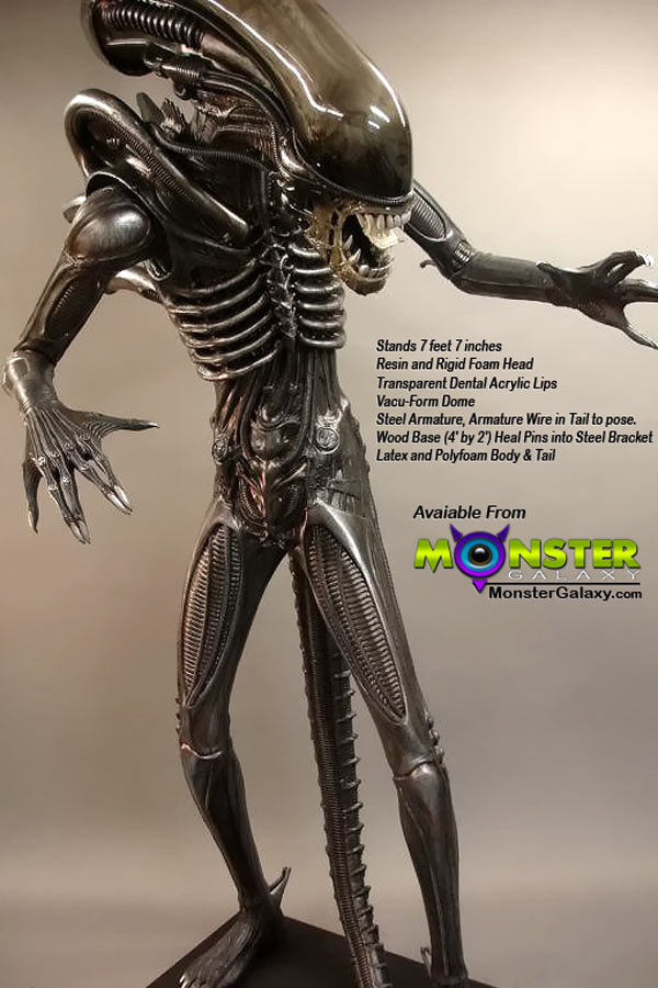 Alien Warrior Lifesize Statue The Green Head
