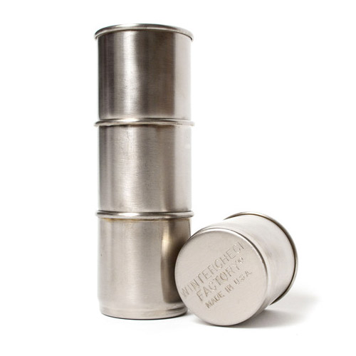 Nesting Steel Shot Glasses