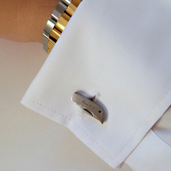 Pocket Knife Cufflinks - The Green Head