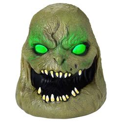 Animated Talking Green-Headed Creature Blob Prop