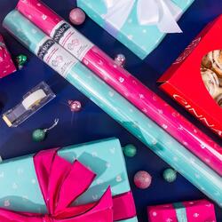 Cinnabon Cinnamon Roll-Scented Holiday Wrapping Paper
