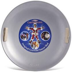 Clark Griswold's Aluminum Saucer Sled Replica from Christmas Vacation