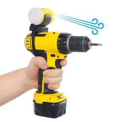 Dust Blaster - Attachable Dust Blower and Work Light for Power Tools