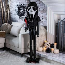 Giant 5-Ft Scream Ghostface Nutcracker Statue