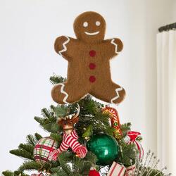 Giant Gingerbread Man Christmas Tree Topper