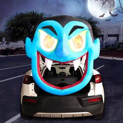 Giant Inflatable Vampire Head Trunk-or-Treat Car Decor