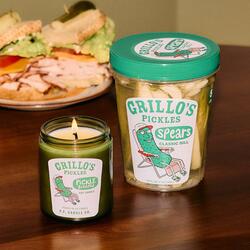 Grillo's Dill Pickle-Scented Candle