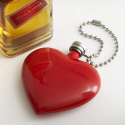 Heart-Shaped Flask