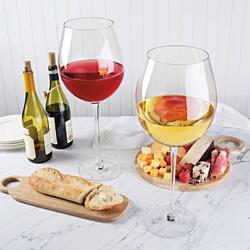 Mikasa Lavish - Giant Extra-Large Wine Glasses - 128 Ounces!
