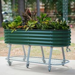 Vego Garden Elevated Rolling Garden Bed with Wicking Cell System