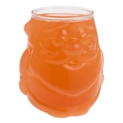 Whimsical Santa Claus-Shaped Drinking Glasses