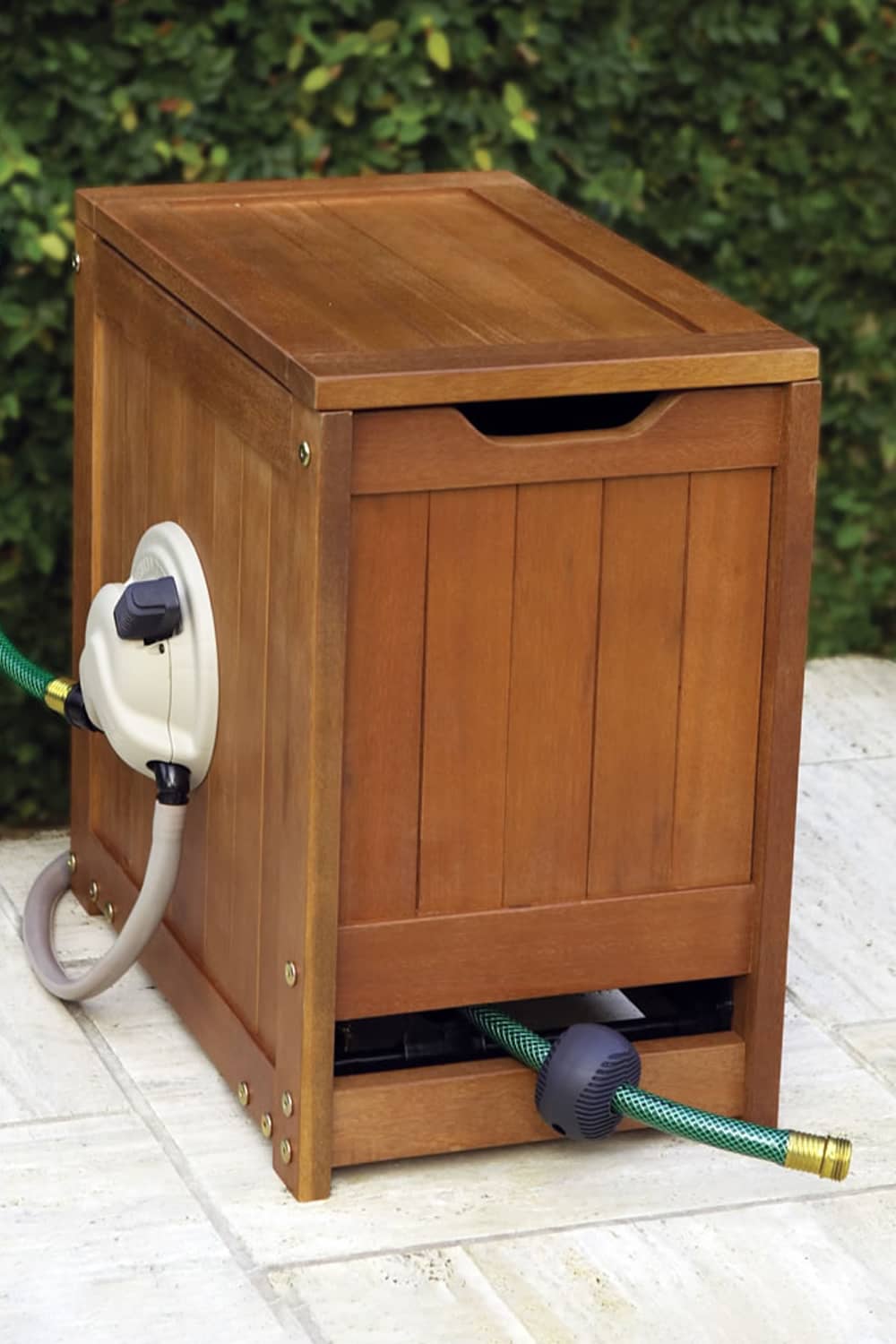 SelfWinding Garden Hose Reel Powered By Water!