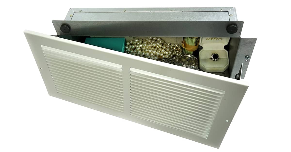 Air Vent Hidden Wall Safe The Green Head