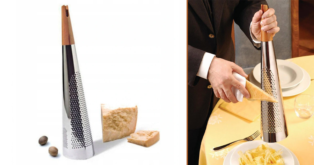 Alessi Todo Luxurious Giant Cheese Grater The Green Head