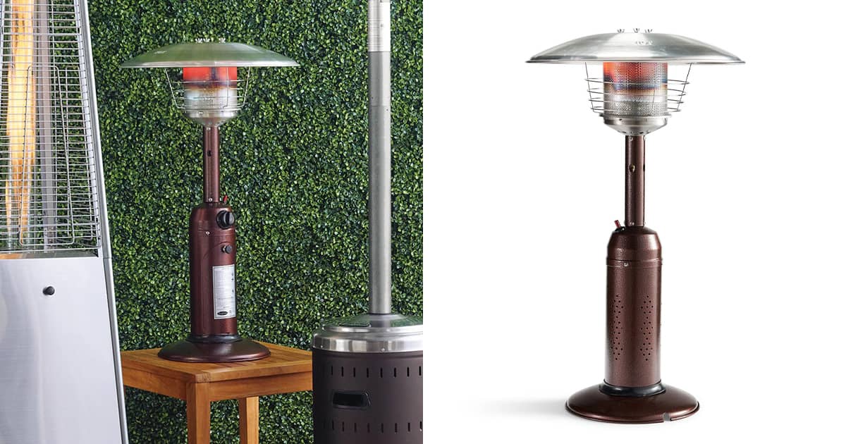 Alpine Portable TabletopSized Patio Heater The Green Head