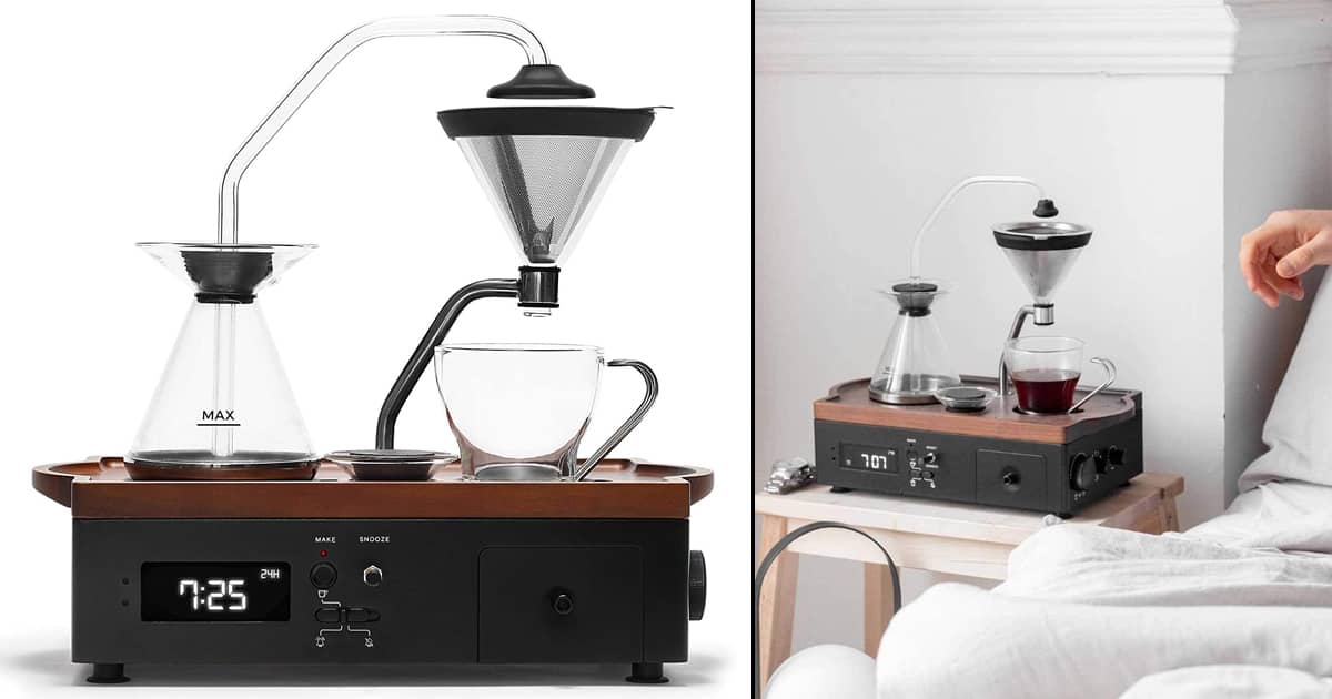 Barisieur Coffee and Tea Brewing Alarm Clock The Green Head