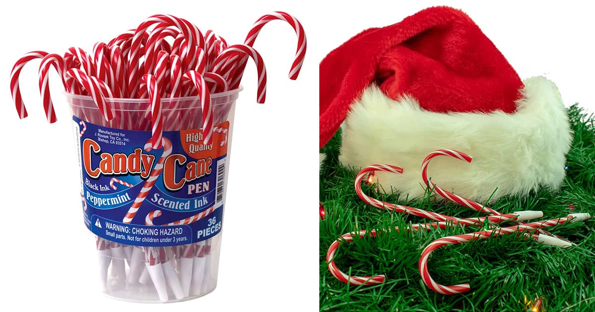 Candy Cane Pens with Peppermint Scented Ink The Green Head