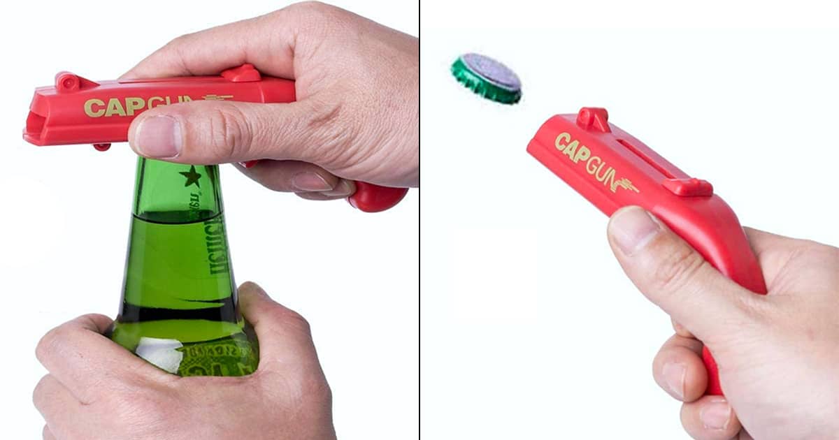 Cap Gun Bottle Opener and Cap Shooter The Green Head
