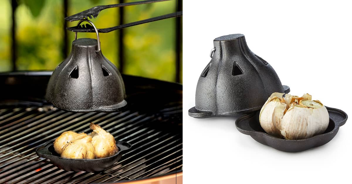 Cast Iron Garlic Roaster The Green Head