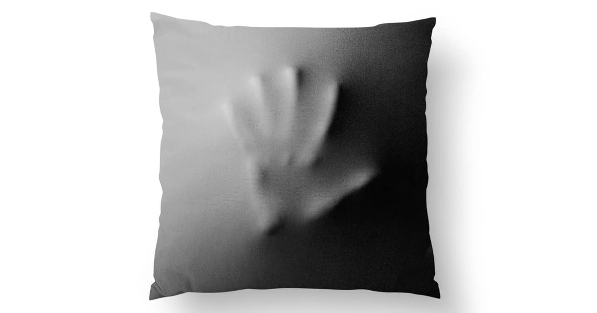 Creepy Giant Hand Pillow The Green Head