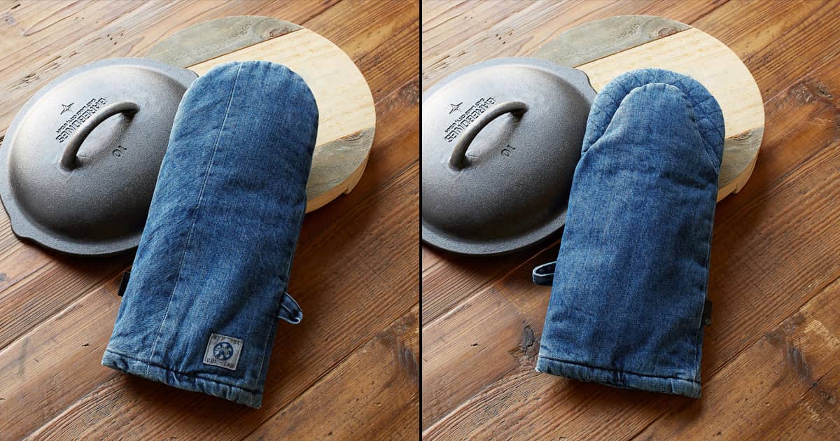 Denim Jeans Oven Mitt The Green Head