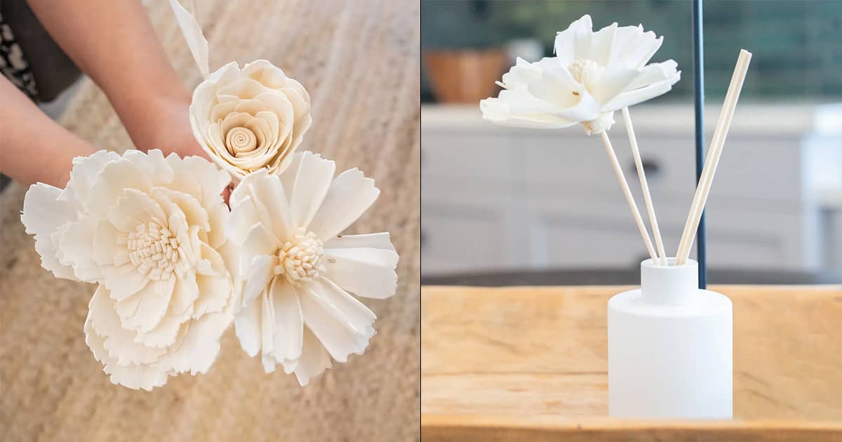 DIY Wooden Flower Scent Diffuser Kit | The Green Head