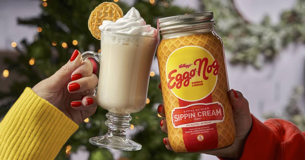 Eggo Nog Sippin' Cream Eggo Waffles / Eggnog Liqueur The Green Head