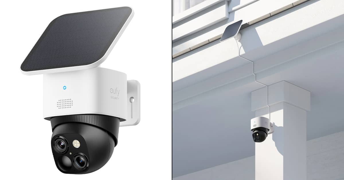 Eufy SoloCam S340 - Solar 360-Degree Pan and Tilt Security