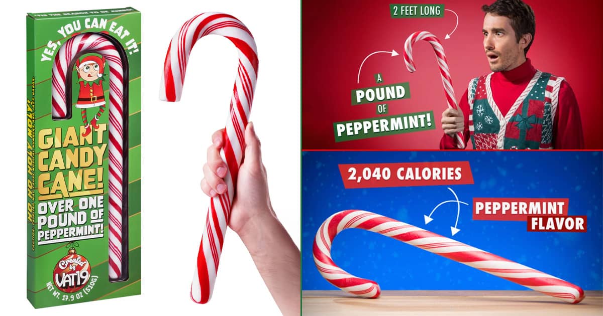 Giant Candy Cane The Green Head