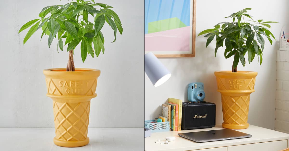 Giant Ice Cream Cone Planter The Green Head