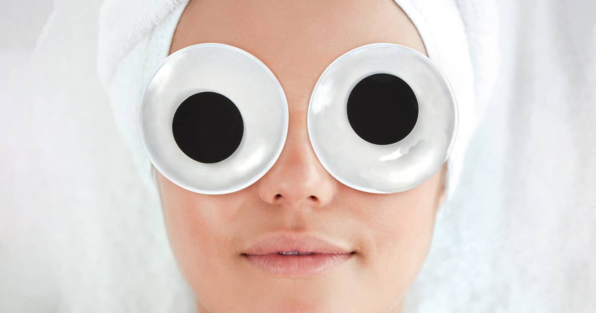 Googly Eyes Chilled Gel Eye Pads The Green Head