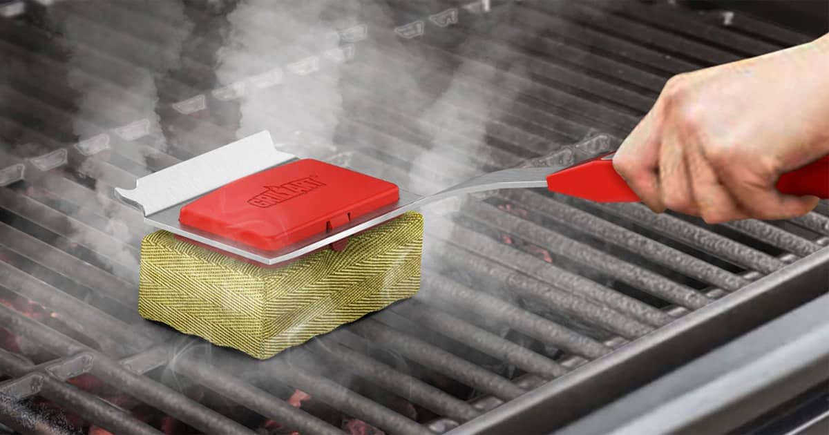 GrillArt SteamCleaning, BristleFree Grill Brush / Scraper Tool The