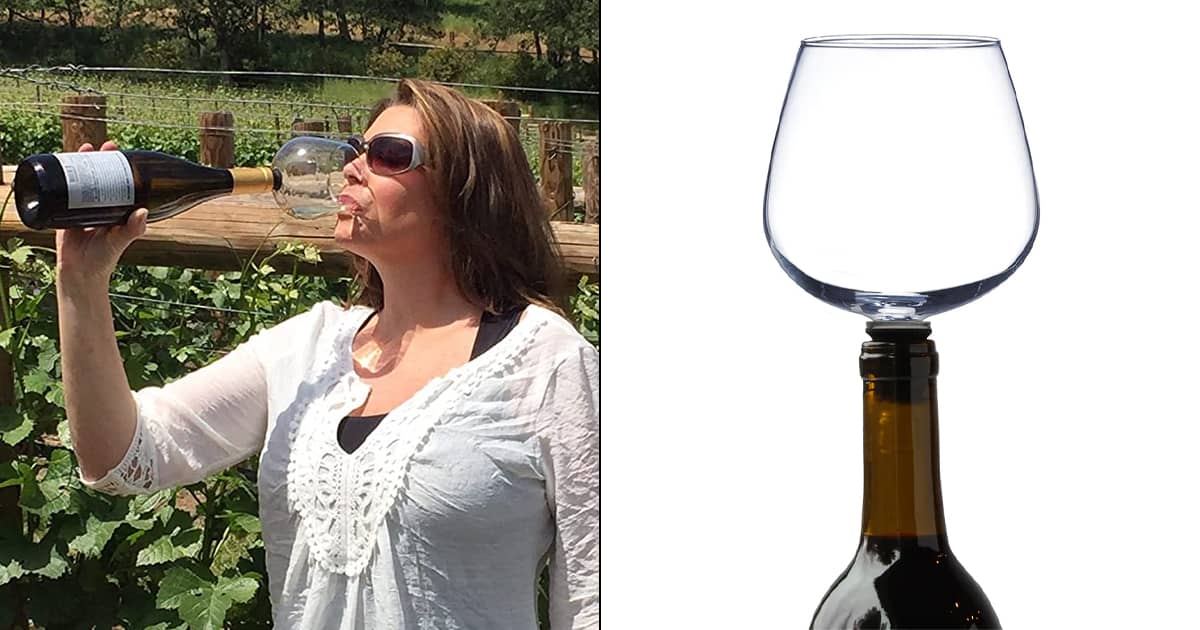 Guzzle Buddy - Turn a Wine Bottle Into a Wine Glass + Aeration | The Green  Head
